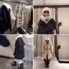 Now, Korean niche Ve * so down jacket drawstring waist pie overcomes medium and long thermal jacket fur collar removable