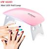6W Portable Mini UV Nail Lamp USB Charge Timer LED Quick Dry Nails Gel Manicure for Nail Art