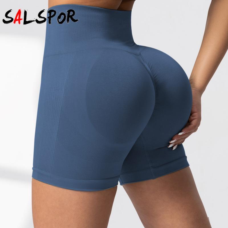 Summer Women's Fitness Yoga Shorts High Waist Sports Gym Shorts Push Up Casual Shorts