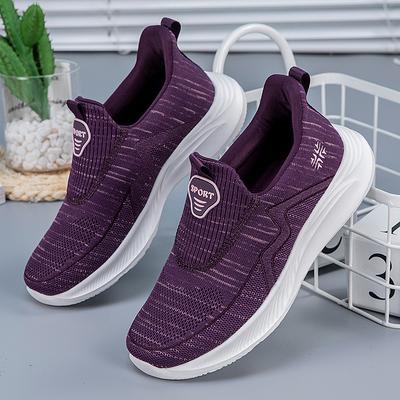 Новая женская обувь на каждый день, повседневная, с мягкой подошвой, одинарная обувь, женская удобная дышащая обувь для ленивых, повседневная обувь