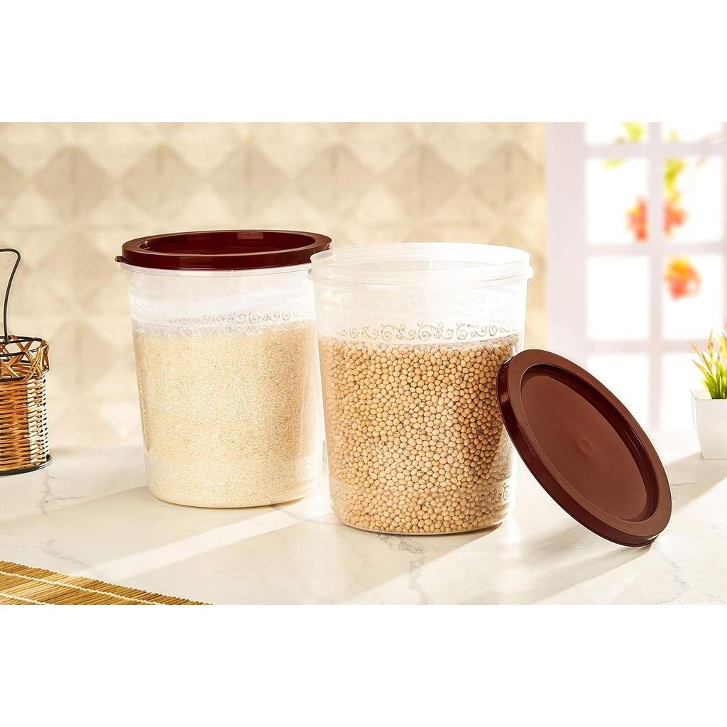 Подставка для сушки посуды с поддоном для слива + Подставка для столовых приборов (54 см * 42 см * 20 см) Набор из 2 контейнеров для хранения на кухне, 7,5 литров, коричневая крышка, пластик