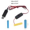 Универсальный USB-преобразователь питания 3 В для батареек AAA, заменитель 2 шт. батареек AAA