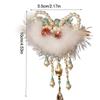 Tassel Lion Hairpin Plush Ball Ancient Style Hairpin All-match Chinese New Year Headwear  Baby