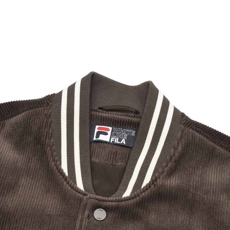 Fila Мужская бейсбольная куртка Земляной Умбра F11U439503FDR