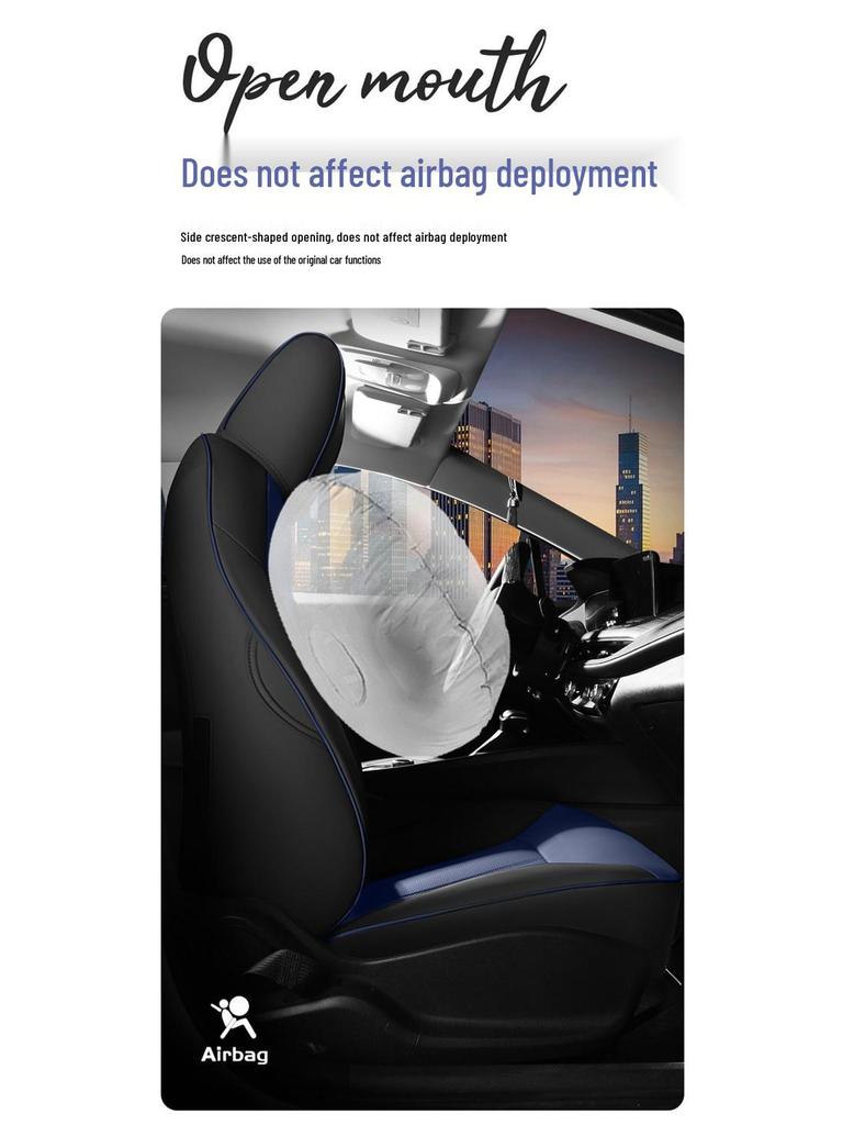 Weilan 6 Perforated Leather Car Seat Cushion - Universal Fit, New Model, Four Seasons Use