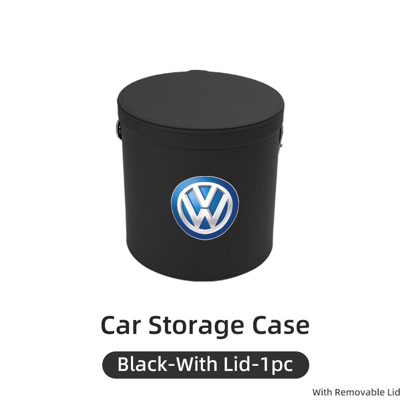 swe3Car Trash Can Bin Organizer Hanging Garbage Storage Box For Volkswagen VW Scirocco Jetta Beetle Golf Passat Tiguan Sharan Touran