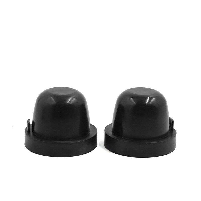 Pair For LED HID Bulbs 75mm X2 Headlights Dust Cover Rubber Housing Seal Cap