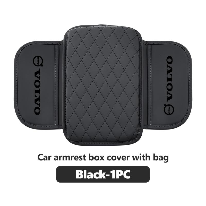 Car Armrest Box Protective Cover Leather Center Console Storage Pad For Volvo S60 S80 S90 C30 XC40 XC60 XC70 XC90 V40 V60 V90 T6