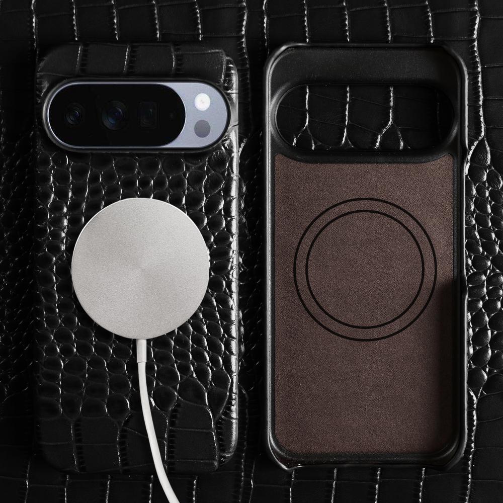 Crocodile Genuine Leather Phone Back Cover Case For Google Pixel 10 Pro XL 10A 9 9A 8 8A 7 7A 6 Pro 6A Moible Protective Cases