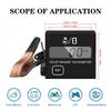LCD Digital Tachometer Inductive Engine Tachometer Waterproof Tach Hour Meter for Chainsaw Marine ATV Motorcycle UTV Engine