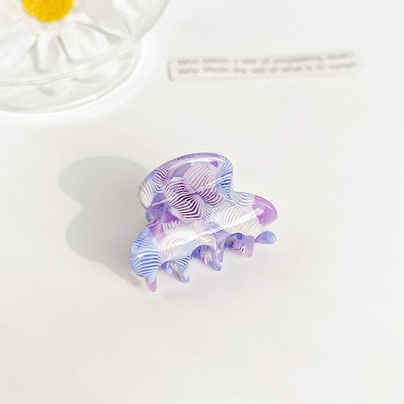 Милая и нежная мини-арка 3 см, маленькая заколка для волос, простая цветная заколка-акула из ацетата, аксессуары для волос для женщин, девушек