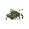Конструктор - COBI - Sherman M4A2E8(76)W - 865 элементов - 1:35 - Зеленый