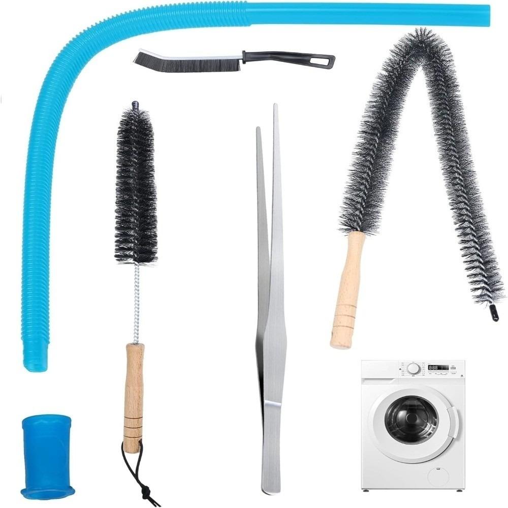 5PCS Universal Dryer Vent Cleaner Kit Vacuum Hose Attachment Compatible Most Vacuum Cleaners