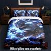 Kakashi Hatake Design Bed Bedding Set 1 Duvet Cover + 2 Pillowcases Soft Breathable Household Bed Linens