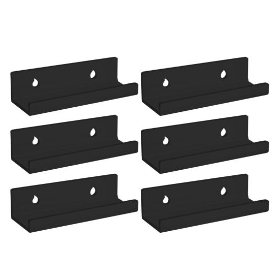 1 шт./6 шт. прозрачная акриловая виниловая полка для пластинок, настенное крепление, гладкий дисплей для музыкальных альбомов, плавающие полки, держатель для пластинок