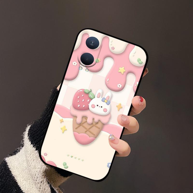 Чехол для Oneplus Nord CE 4 Lite Цветок Мягкий Силикон Милый Мультяшный Чехол для Телефона Для Oneplus Nord CE 4 Lite CE4 Задняя Крышка Защита
