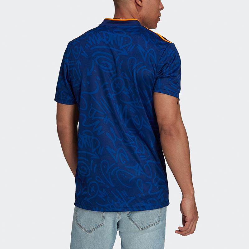 adidas Мужская синяя футболка для футбола H40942