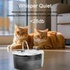Stainless Steel Automatic Cat Water Fountain Large Capacity Self-Circulating Pet Drinking Bowl for Cats and Dogs Home Use