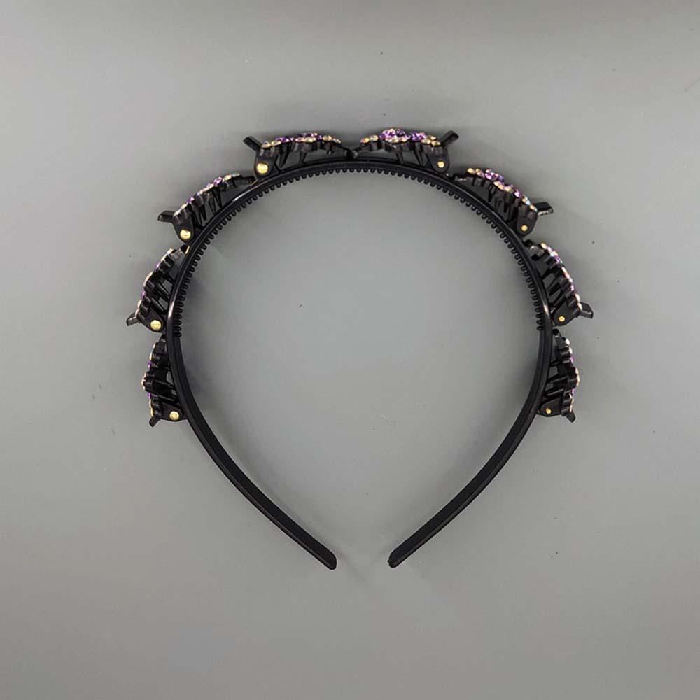 Милые повязки для волос с заколками Снежинка Звезда Стразы Заколка для челки Ободок Ежедневный