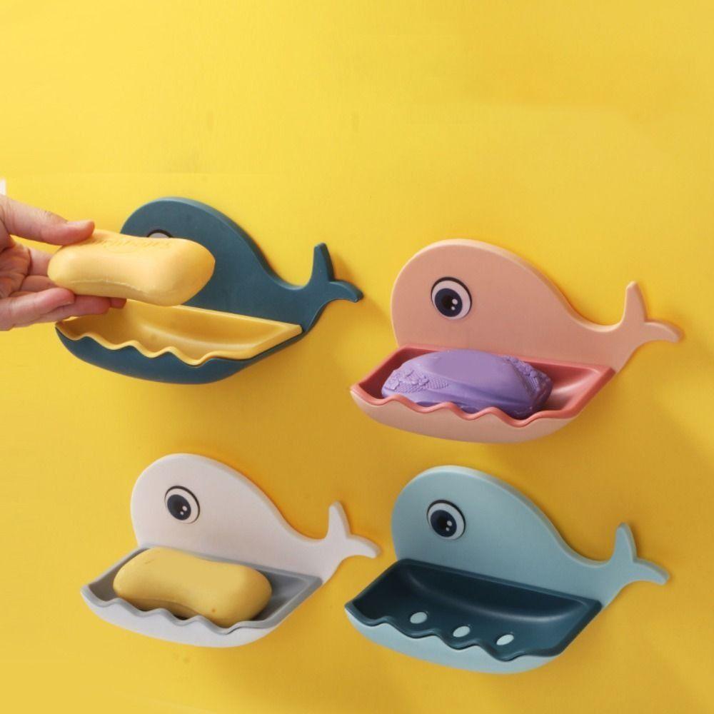 Plastic Soaps Box Wall Mounted Soap Dish Accessories Soap Dish Holder  Kitchen