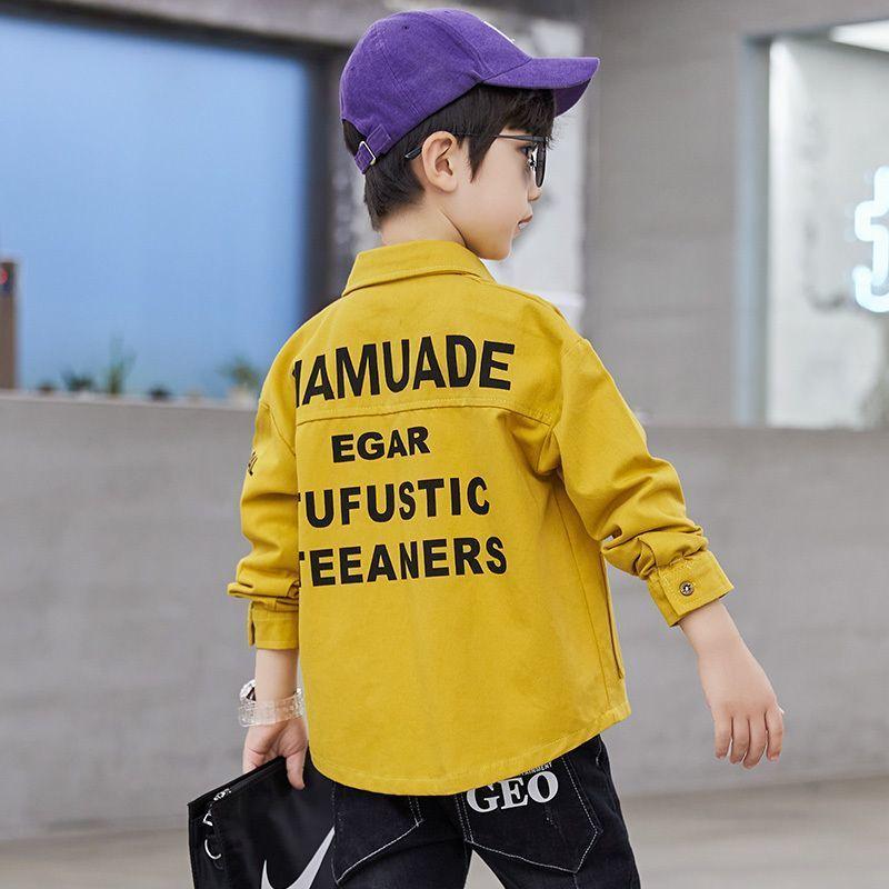 Модная одежда для мальчиков Весна/Осень Детская стильная свободная модная одежда Красивые модные одежды для мальчиков
