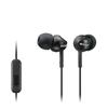 Significantly Reduces Sound Sound SONY Canal Smartphone Compatible Remote Control and Microphone Black Leakage. Earphones, Included, MDR-EX110AP/BQ