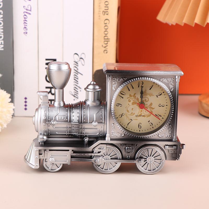 Креативный Локомотив Поезд Будильник Античный Двигатель Дизайн Стол Декор Украшения