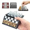 Мини-шахматы Набор для путешествий Настольная игра Магнитные Портативные Маленькие Складные Карманные Шахматные Игры Для Детей И Взрослых Для Детей Взрослых Детский День Рождения Подарок