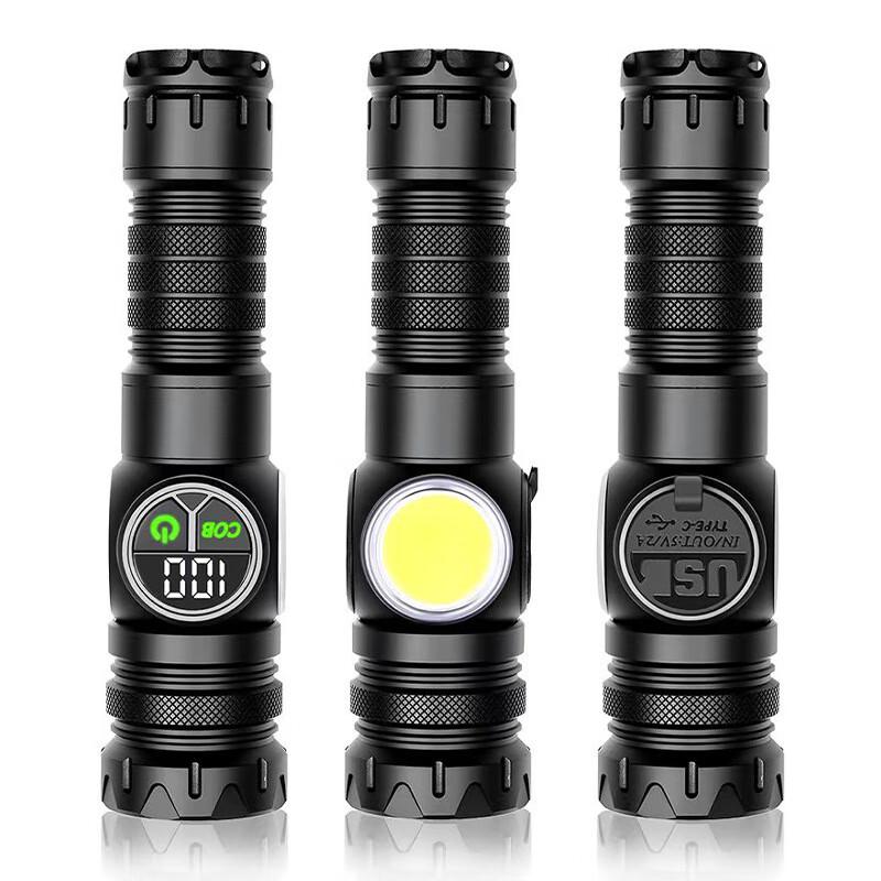Black Scorpion Rechargeable Zoom Flashlight
