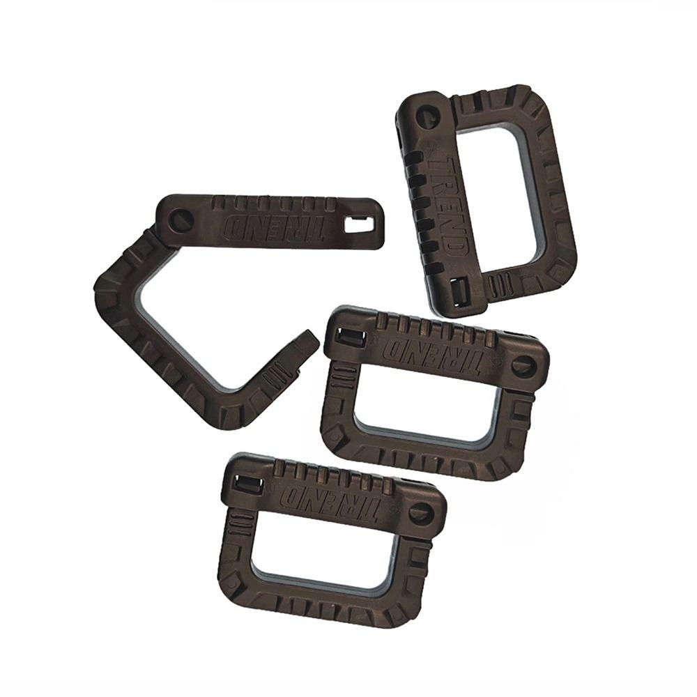 Colored Outdoor Carabiner Clip Plastic D-Ring Hard Hook Snap Camping Hiking Outdoor Tools
