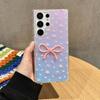 For Samsung Galaxy S24 Ultra Case Flower Pattern IMD TPU Phone Cover