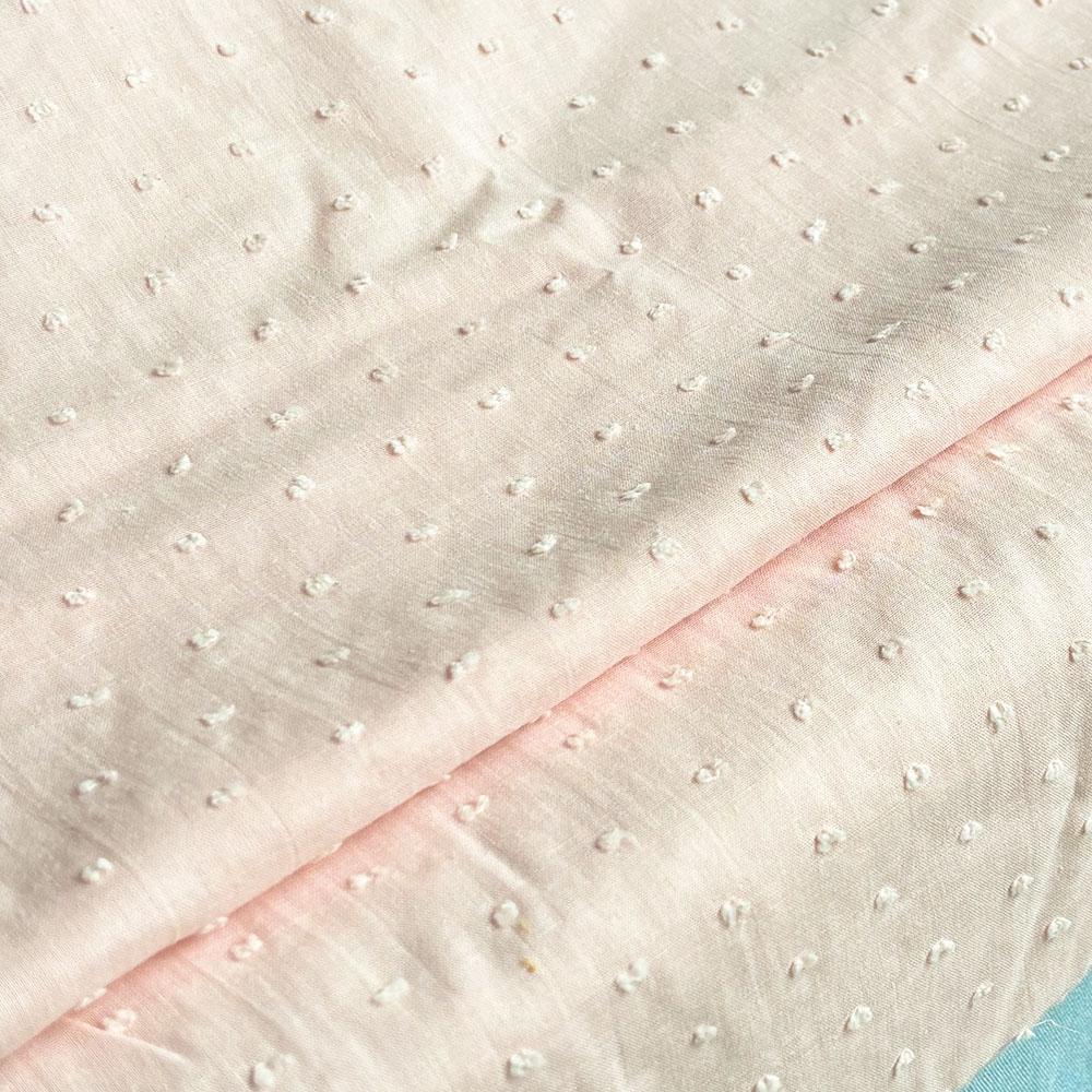 Мягкая хлопковая жаккардовая ткань в горошек Для DIY изготовления футболок, платьев, пижам, домашнего текстиля, декора, поделок, тканевых аксессуаров