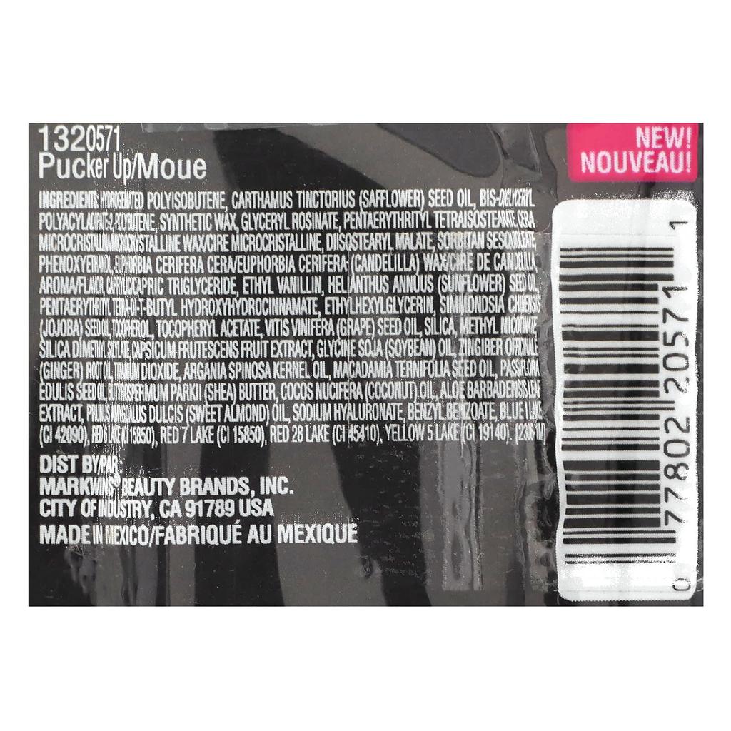 Black Radiance Бальзам для губ, 1320571 Pucker Up, 3,4 г (0,12 унции)