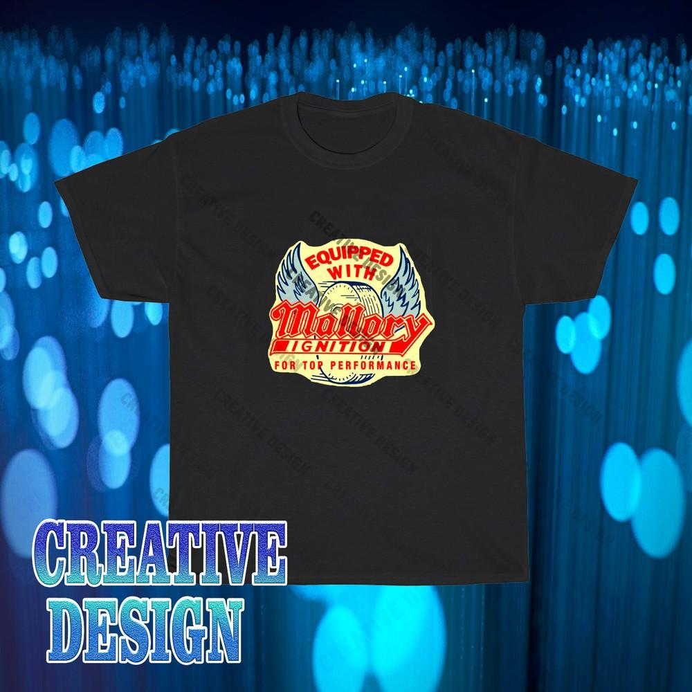 Brand New Mallory Ignition Logo T-Shirt Funny Size S to 5XL