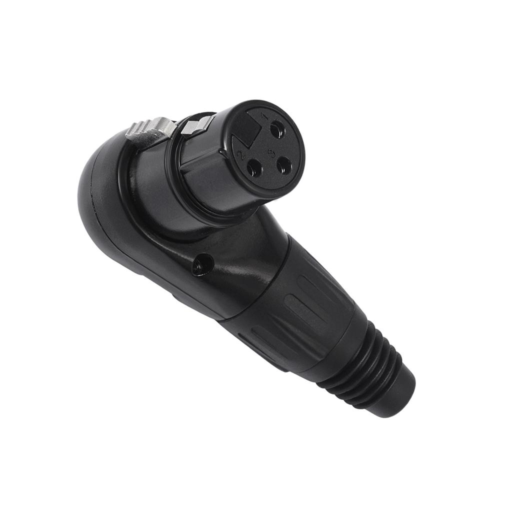 Регулируемый адаптер для подключения XLR, угловой 3-контактный разъем XLR «мама/папа» для профессионального аудио и DJ-оборудования