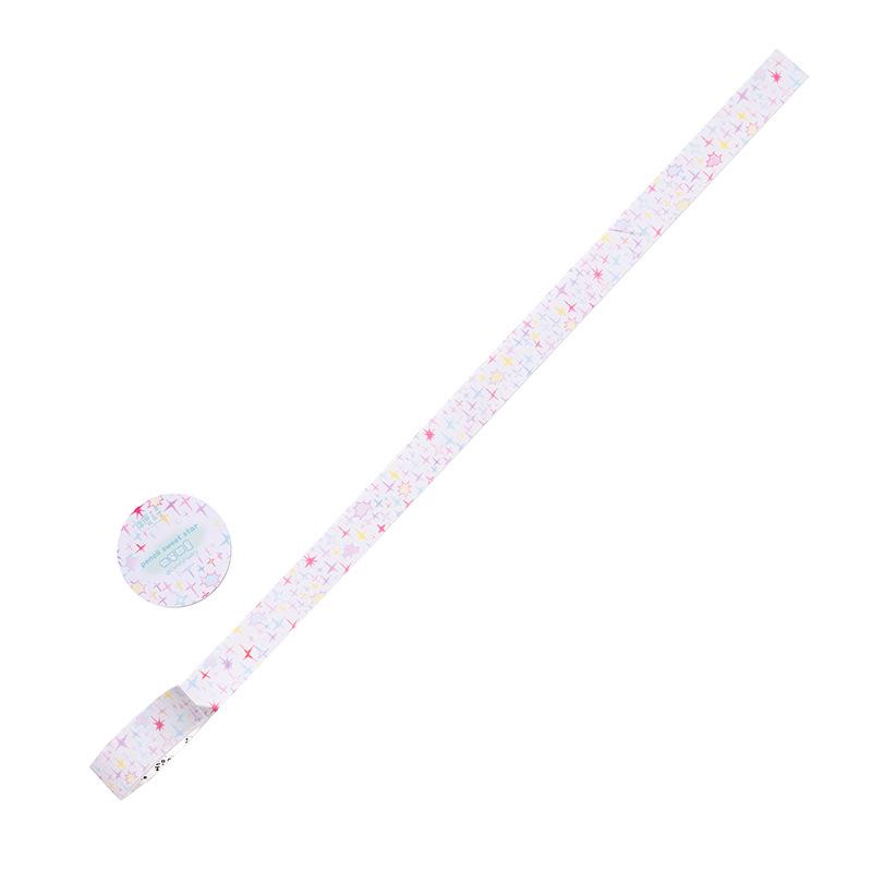 6 стилей 1 рулон/упаковка серия звездных пожеланий симпатичная рамка липкая лента руководство по использованию материала для самостоятельного украшения