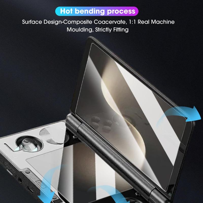 6 IN 1 Screen Protectors for AYN THOR Game Console Anti-scratch Tempered Glass for THOR Dual OLED Screen Protective Films