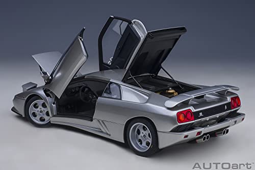 AUTOart Масштаб 1/18 Lamborghini Diablo SE30 Jota в цвете Титан/Металлик Серебристый (Готовая модель) 79143