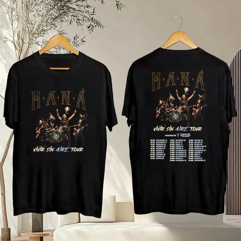 SALE! Mana Band Tour 2026 T-Shirt Maná Vivir Sin Aire Tour 2026 T-Shirt