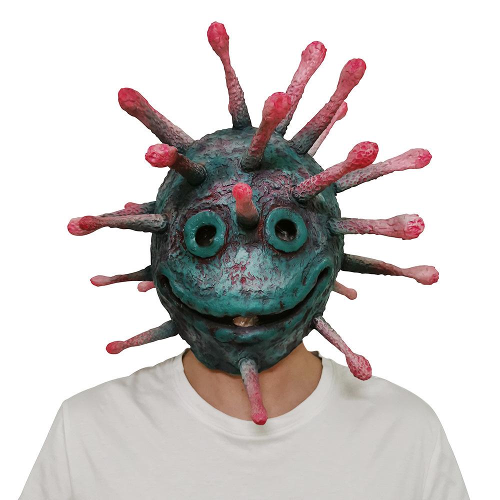 New virus mask, Halloween latex coronavirus2019ncov Teaching model mask Mask