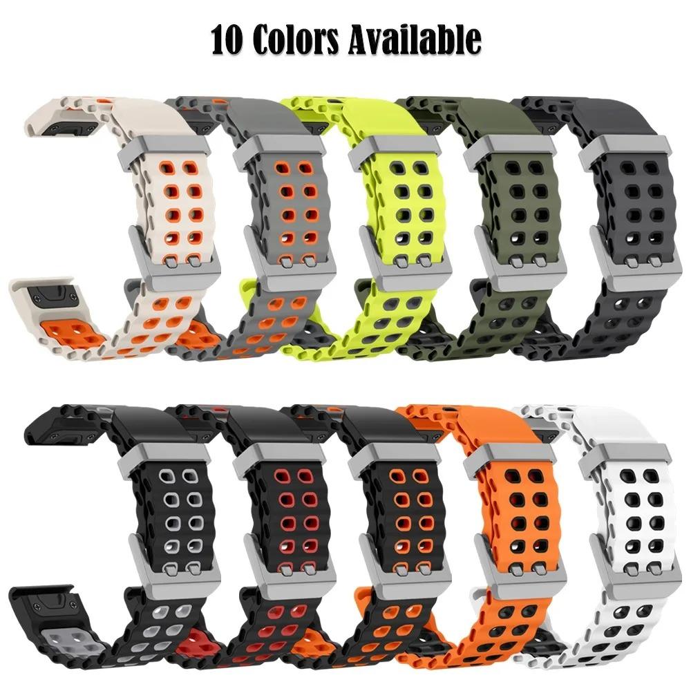Силиконовый ремешок Quickfit для Garmin Fenix 8 8 Pro 51мм 47мм 22мм 26мм Браслет для Quatix Tactix 8 51ММ 47ММ Enduro 3 Epix Часов