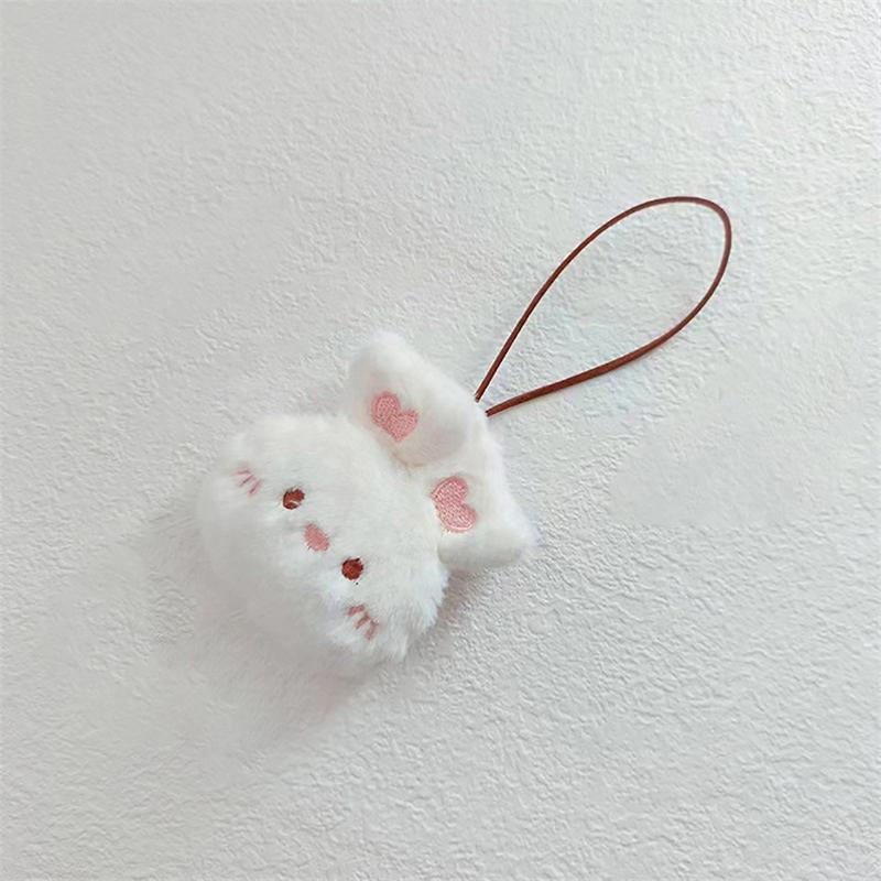 Милый мультяшный плюшевый кулон с изображением животного, брелок с набивным медведем и лягушкой, брелок с именем анти-потерянной метки, детская школьная сумка, кулон