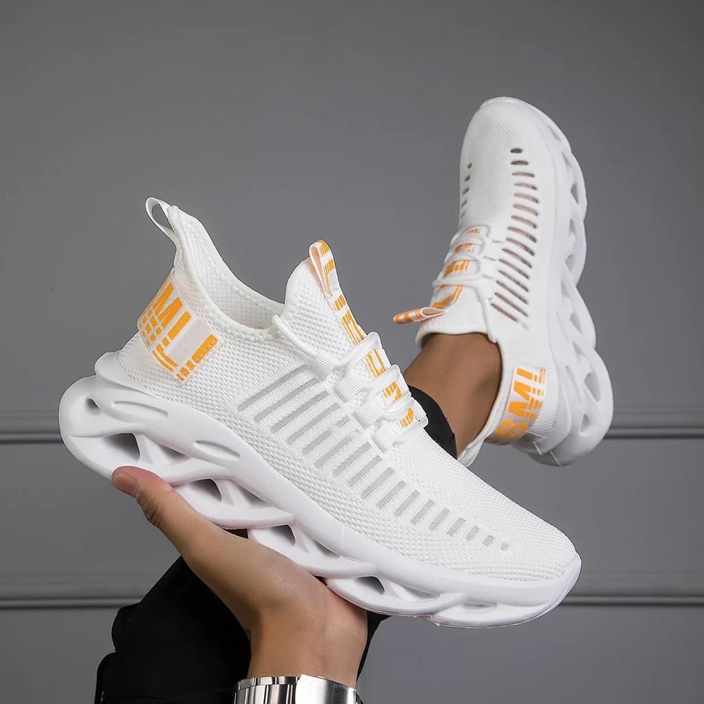 Мужские спортивные кроссовки для бега, черные, повседневные, кроссовки для мужчин, для активного отдыха, дышащая сетка, женские, легкие, амортизирующие, черные, теннисные