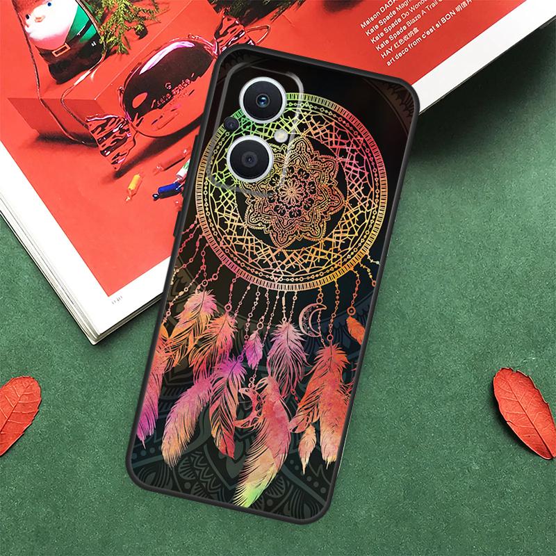 The Dream Catcher Mandala Cover For OPPO Reno 5Z 4Z 2Z 8T 4 5 6 8 7 Lite 10 Pro OPPO Find X6 Pro X2 X3 X5 Lite Case