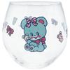 Sun Art Hugly Round Juice Glass 9x9cm Made In Perfect As a Birthday Product "Swimmer" Tumbler, Approx. Diameter, Clear, Japan, Gift. Code San4587-1