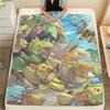 Cute Pokemon Blanket, Soft Throw for Bedroom Decor, Perfect Gift for Cartoon Lovers.chl