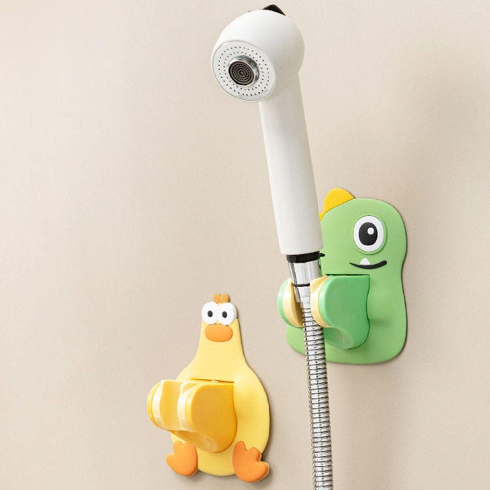 Мультяшный держатель для душевой головки, регулируемая основа для фиксации разбрызгивателя, аксессуары для ванной комнаты