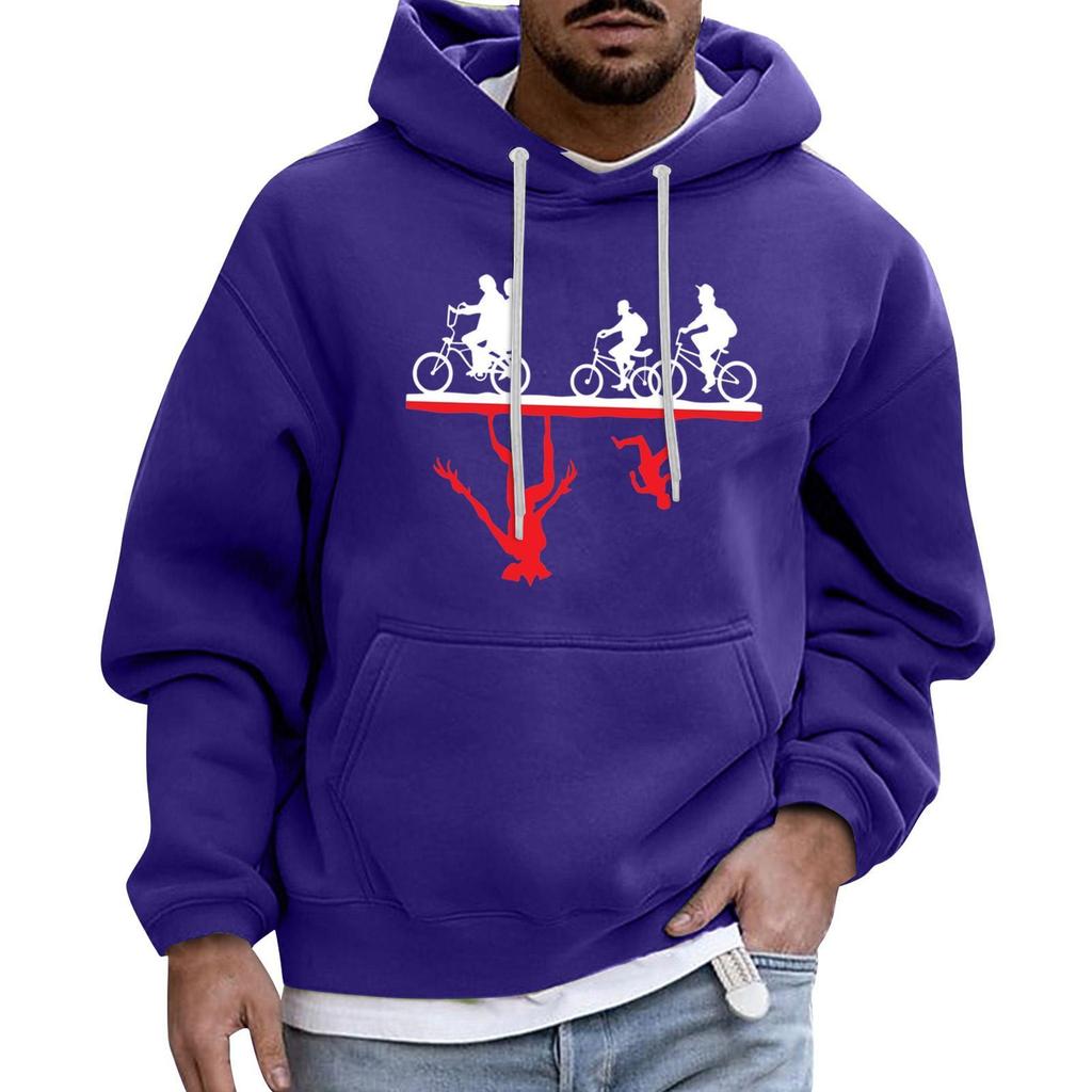 Мужской Спортивный Повседневный С Длинными Рукавами С Карманом Капюшон Толстовка