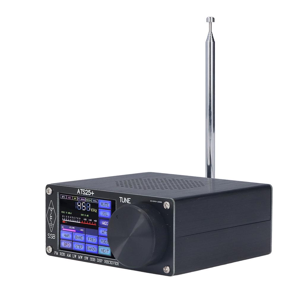 Вседиапазонный радиоприемник портативный FM LM SSB HAM радиоприемник с 2,4-дюймовым цветным сенсорным экраном