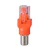 Преобразователи RF в RJ45 Разъемы RJ45 в RF Прямые коаксиальные разъемы F-мама на RJ45-папу Коаксиальные соединители-бочонки Адаптер-муфта